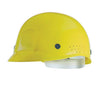 MSA 10033651 Yellow HDPE Vented Style Bump Cap With Pinlock Suspension And Low Profile Crown And Perforated Sides  (1/EA)