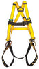 MSA 10072480 X-Large Workman Full Body Style Harness With Qwik-Fit Chest And Leg Strap Buckle And Back D-Ring  (1/EA)