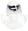 MSA 10083386 Tychem SL Full Face Double Bibbed Hood With Standard Connector And Suspension (For Use With OptimAir TL Powered Respirator) (4 Per Box)  (1/BX)
