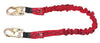 MSA 10088065 6' FP Diamond Polyester Single-Leg Shock-Absorbing Lanyard With 36C Steel Snap Hook Harness And Anchorage Connections  (1/EA)