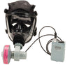 MSA 10095181 OptimAir Small Polycarbonate Full Mask PAPR Air Purifying Respirator With Advantage 3100 Facepiece, 4 Point Rubber Head Harness, Motor/Blower, NiMH Battery, Charger, Cable, OptiFilter XL HE Filter Cartridge And Waist Belt  (1/EA)