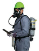 MSA 10095805 AirHawk II 2216 psig Industrial Low Pressure Supplied Air Respirator System With Medium Hycar Rubber Advantage 4000 Facepiece, Rubber Head Harness, Nylon Harness With Chest Strap And 30 Minute Aluminum Cylinder (Without Case)  (1/EA)