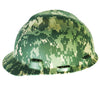MSA 10103908 Camouflage Class E Type I V-Gard Freedom Series Polyethylene Hard Cap With 4-Point Fas-Trac Ratchet Suspension  (1/EA)