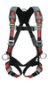 MSA 10105945 X-Large EVOTECH Full Body Style Harness With Qwik-Connect Chest And Leg Strap Buckle, Back, Hip And Chest D-Ring And Shoulder Padding  (1/EA)