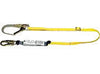 MSA 10113164 6' Workman Single Leg Energy-Absorbing Adjustable Lanyard With 36C Snap Hook Harness And 36CL Snap Hook Anchorage Connection  (1/EA)