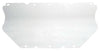 MSA 10117781 V-Gard 8" X 17" X .04" Flat Clear Polycarbonate Nitrometer Faceshield With Cap Mounted Earmuffs  (1/EA)