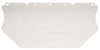 MSA 10117782 V-Gard 8" X 17" X .06" Flat Clear Polycarbonate Faceshield With Helmet Mounted Earmuffs  (1/EA)