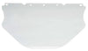 MSA 10118094 V-Gard 9 1/2" X 17" X .04" Clear Polycarbonate Faceshield With Helmet Mounted Earmuffs  (1/EA)