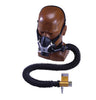 MSA 460862 Half Mask Constant Flow Airline Respirator Assembly (Includes Black Medium Hycar Welder's Comfo Facepiece, Hose, Web Support Belt, Snap-Tite Aluminum Quick-Disconnect And High Pressure Control Valve)  (1/EA)