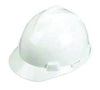 MSA 463942 White Class E Type I V-Gard Polyethylene Slotted Style Hard Cap With Staz-On Pinlock Suspension  (1/EA)