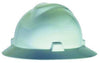 MSA 475369 White Class E Type I V-Gard Polyethylene Slotted Style Hard Hat With Fas-Trac Ratchet Suspension  (1/EA)