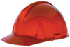 MSA 475382 Orange Class E Type I TopGard Polycarbonate Slotted Style Hard Cap With Fas-Trac Ratchet Suspension  (20/EA)