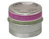 MSA 815182 Organic Vapors/Chlorine/Sulfur Dioxide/Chlorine Dioxide/Hydrogen Chloride/Hydrogen Sulfide/Ammonia/Methylamine/Formaldehyde/Hydrogen Fluoride/Particulate GME/P100 Chemical and Combination APR Cartridge For Comfo Respirators  (1/BX)