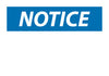 NMC N1AP-NOTICE, BLANK, 3X5, PS VINYL (PAK OF 5)