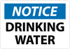 NMC N262RB-NOTICE, DRINKING WATER, 10X14, RIGID PLASTIC (1 EACH)