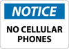 NMC N304PB-NOTICE, NO CELLULAR PHONES, 10X14, PS VINYL (1 EACH)