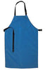 National Safety Apparel A02CR24I36IC 24" X 36" Medium Blue Nylon Taslan PTFE Cryogen Safety Chemical Protection Apron  (1/EA)