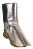 National Safety Apparel L09TATALGVCX Large Silver 19 Ounce Aluminized Thermobest Flame Retardant Spats With Hook And Loop Closure  (1/PR)