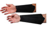 National Safety Apparel S01MC9ILG Large Black 9" 2-Ply Poly And Nylon Mesh Cut Resistant Standard Wristlet With Velcro Closure  (1/PR)