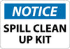NMC N345PB-NOTICE, SPILL CLEAN UP KIT, 10X14, PS VINYL (1 EACH)