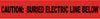 NMC ND3 RE-NON-DETECTABLE UNDERGROUND TAPE, CAUTION BURIED ELECTRIC LINE BELOW, 3''X1000' (1 ROLL)