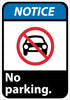 NMC NGA19AB-NOTICE, NO PARKING, 14X10, .040 ALUM (1 EACH)