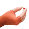 North 321LWR/M by Honeywell Medium White 2 3/4" 3 mil Natural Rubber Powdered Finger Cots With Rolled Cuff (144 Each Per Box)  (1/BX)