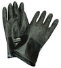 North B131R/8 by Honeywell Size 8 Black 11" 13 mil Unsupported Butyl Chemical Resistant Gloves With Rough Grip-Saf Palm Finish And Rolled Beaded Cuff  (1/PR)