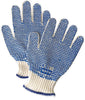 North K511M by Honeywell Large Grip N Abrasion Resistant Blue PVC Coated Work Gloves With Seamless Liner And Continuous Knit Cuff  (1/PR)
