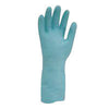 North LA115EBFL/9 by Honeywell Size 9 Blue 13" Flock Lined 15 mil Unsupported Nitrile Chemical Resistant Gloves With Embossed Grip Finish  (1/PR)