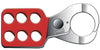 North MS86 by Honeywell Red 1" X 4 3/8" Heavy Duty Tempered Steel M-Safe Single Scissor Type Rubber Dipped Lockout Hasp With 1" Jaw  (1/EA)