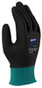 North NF35F/11XXL by Honeywell Size 11 NorthFlex Oil Grip 15 Gauge Light Weight Cut Resistant Black Nitrile Palm And Fingertip Coated Work Gloves With Green Seamless Nylon Liner And Knit Wrist  (1/PR)