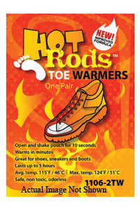 OccuNomix 1106-10TW Hot Rods Toe Warming Packs (5 Pair Per Pack) (1 Pack)