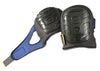 OccuNomix 121 Blue Premium EVA Foam Knee Pad With Hook And Loop Neoprene Split Strap Closure And Black Gel Hard PE Flat Cap (1 Pair)