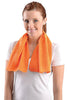 OccuNomix 931-OR 29 1/2'' X 14'' Orange Miracool Light Weight Cooling Towel (1/EA)