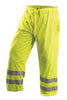 OccuNomix LUX-TENBR-YL Large Yellow OccuLux Polyester Breathable Rain Pants With Snap Front Closure And 3M Scotchlite Reflective Stripe (1/EA)