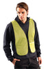 OccuNomix LUX-XNTM-YR Regular Hi-Viz Yellow OccuLux Value Economy Light Weight Polyester Mesh Vest With Front Hook And Loop Closure And Elastic Side Straps And 1 Pocket (1/EA)