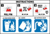 NMC PCIABC-LABELS, PICTORIAL CLASS MARKER, 3 3/4X5, PS VINYL (PAK OF 100)