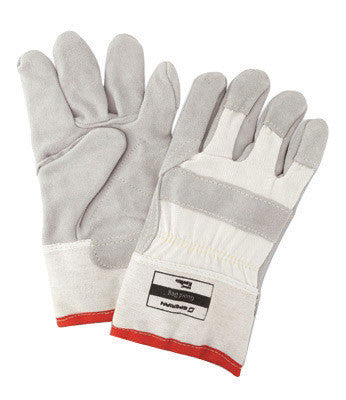 Honeywell KV224D One Size Fits Most White Guard Dog Leather Cut Resistant Gloves With Seamless Knit Wrist, Kevlar Lined, Reinforced Kevlar Stitched Palm  (1/PR)