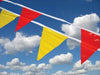 NMC PF2Y-PENNANT FLAGS, YELLOW, 9X12 (1 EACH)