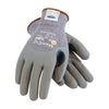 Protective Industrial Products 19-D475/S Small MaxiCut 5 By ATG Cut Resistant Gray Micro-Foam Nitrile Palm And Knuckle Coated Work Gloves With Gray Seamless Dyneema, Lycra And Glass Liner , Continuous Knit Cuff And Reinforced Thumb Crotch  (1/PR)