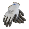 Protective Industrial Products 19-D622/XXL 2X GREAT WHITE 13 Gauge Medium Weight Cut Resistant Gray Polyurethane Palm And Fingertip Coated Work Gloves With White Seamless Liner And Continuous Knit Cuff  (1/PR)