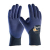 Protective Industrial Products 34-245/L Large MaxiFlex Elite by ATG Ultra Light Weight Blue Micro-Foam Nitrile 3/4 Dipped Palm, Finger And Knuckle Coated Work Glove With Blue Seamless Nylon Knit Liner And Continuous Knitwrist  (1/PR)
