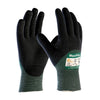 Protective Industrial Products 34-8443/XL X-Large Green And Black MaxiFlex Cut By ATG Engineered Yarn Cut Resistant Gloves With Continuous Knitwrist, Dotted Palm And Fingers And Reinforced Thumb Crotch  (1/PR)