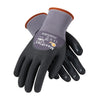 Protective Industrial Products 34-845/S 34-845/S Small MaxiFlex Endurance by ATG 15 Gauge Abrasion Resistant Black Micro-Foam Nitrile Palm And Fingertip Coated Work Gloves With Gray Seamless Knit Nylon Liner And Continuous Knit Wrist  (1/PR)