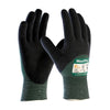 Protective Industrial Products 34-8453/S Small Green And Black MaxiFlex Cut By ATG Engineered Yarn Cut Resistant Gloves With Continuous Knitwrist, Dotted Palm, Fingers And Knuckles And Reinforced Thumb Crotch  (12/PR)