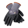 Protective Industrial Products 34-875/M Medium MaxiFlex Ultimate by ATG 15 Gauge Abrasion Resistant Black Micro-Foam Nitrile Palm, Finger And Knuckle Coated Work Gloves With Gray Seamless Knit Nylon And Lycra Liner And Continuous Knit Wrist  (1/PR)