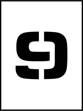 NMC PMC8-9-STENCIL, NUMBER 9, 8'' (1 EACH)