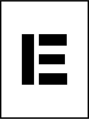 NMC PMC8-E-STENCIL, LETTER E, 8'' (1 EACH)