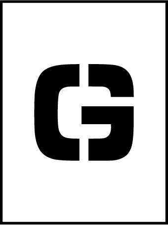 NMC PMC36-G-STENCIL, LETTER G, 36'' (1 EACH)